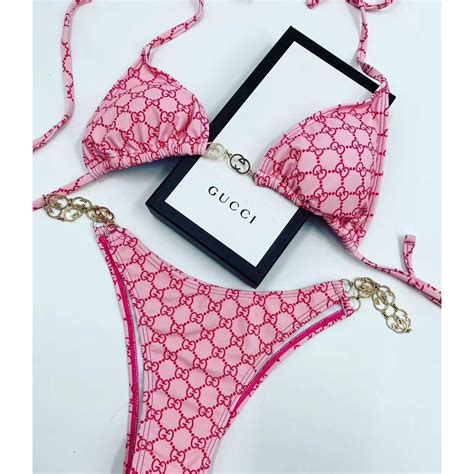 gucci bathing suits for women|Gucci bikini gg.